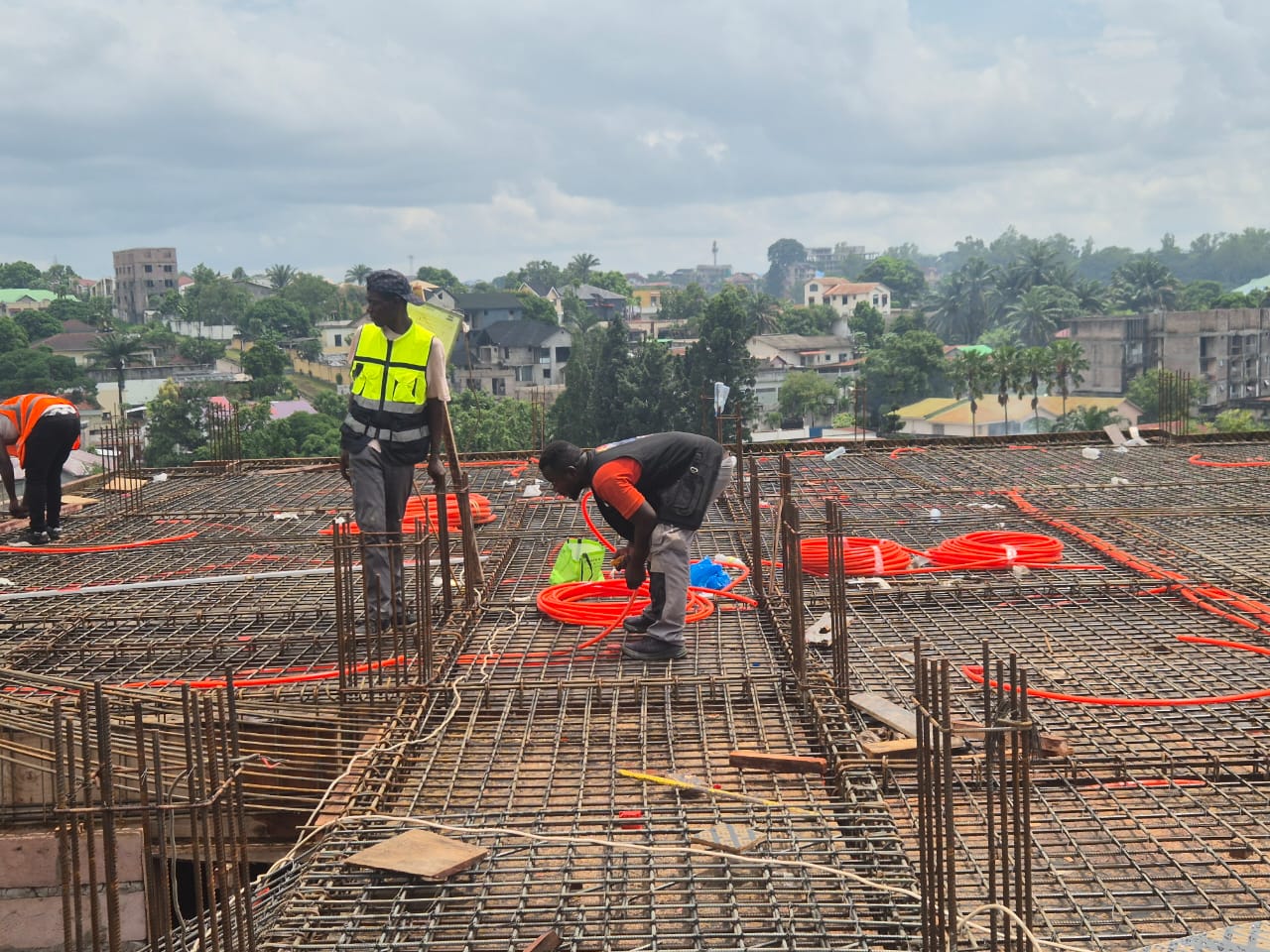 Notre équipe sur le chantier